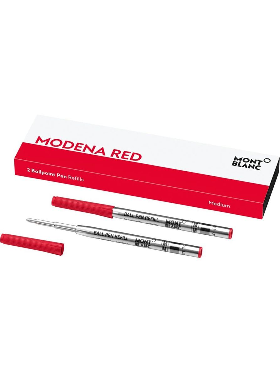 Refil para Esferográfica Modena Red Escrita Média - 2 unidades