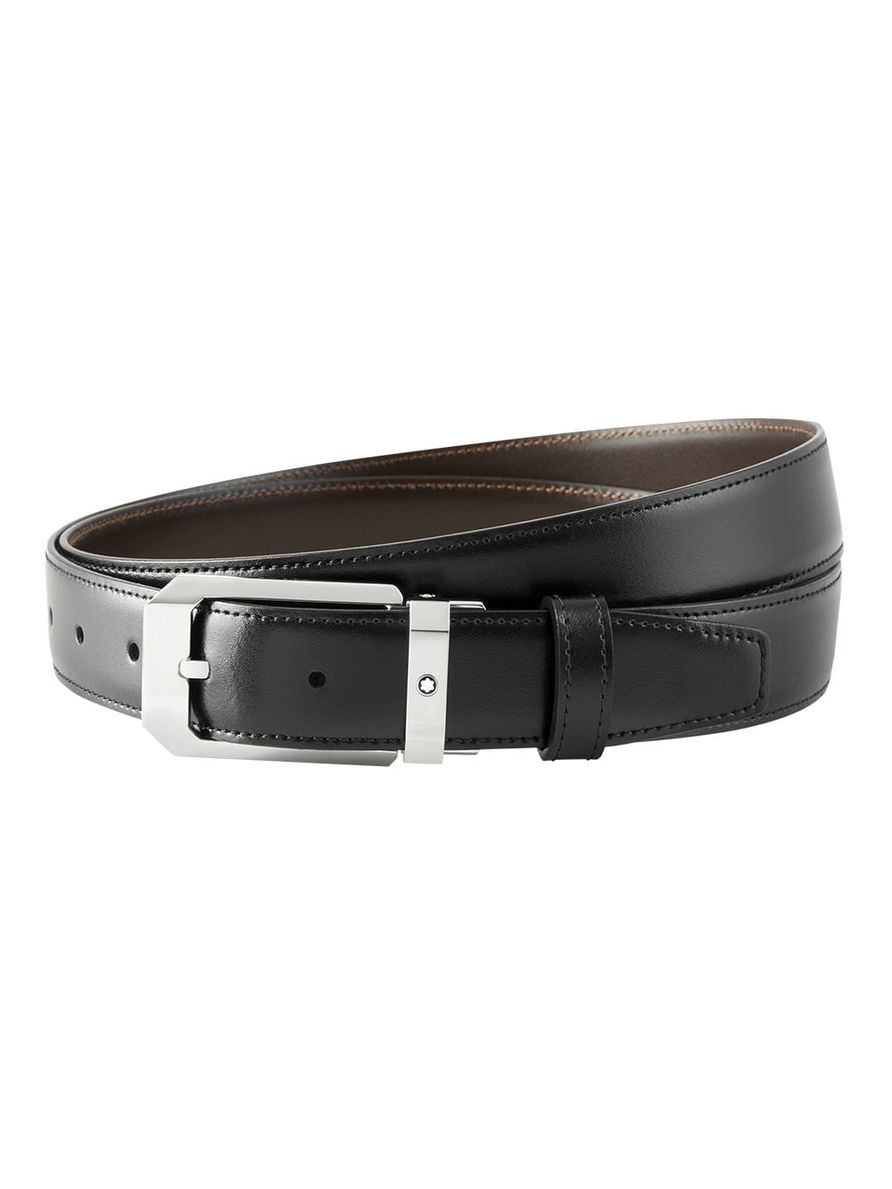 Cinto de couro Montblanc 30mm reversível