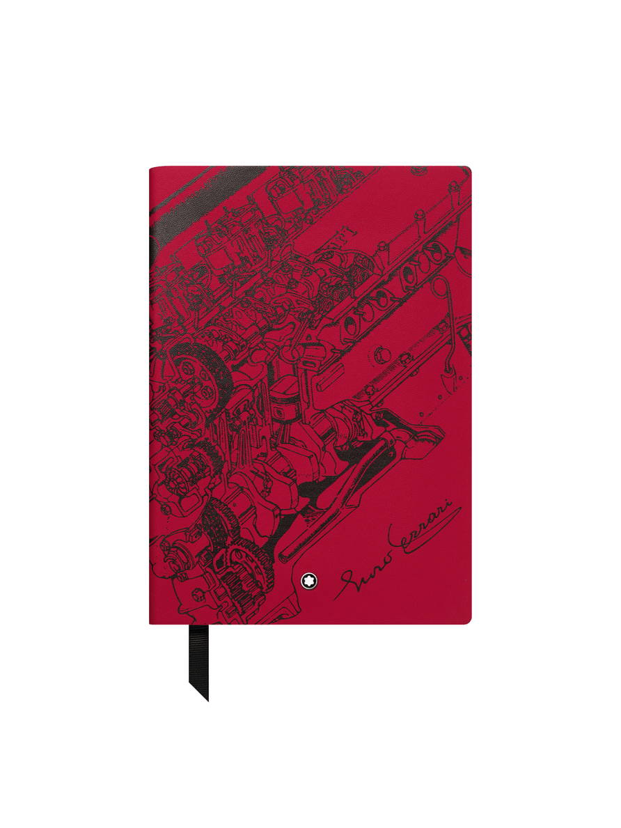Enzo Ferrari - Caderno de Anotações Pautado #146 Edição Great Characters | Vermelho