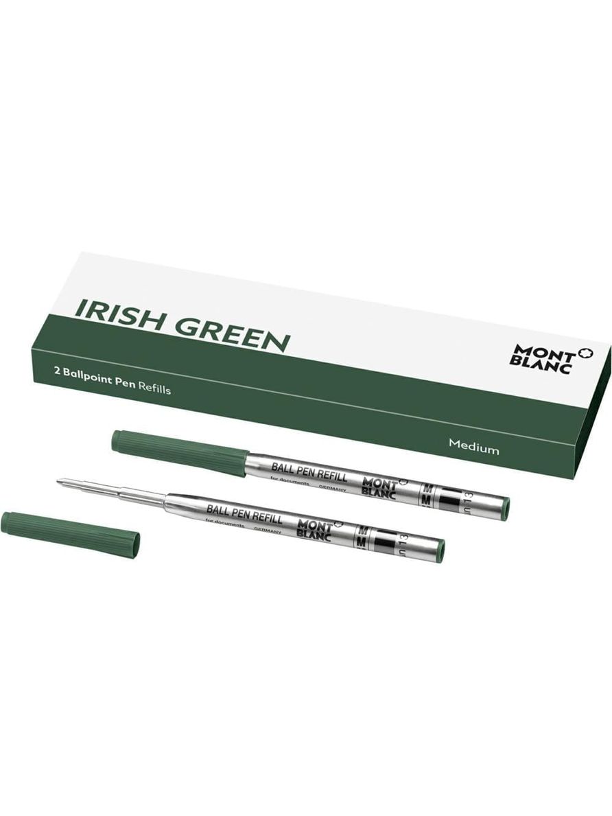 Refil para Esferográfica Irish Green Escrita Média - 2 unidades