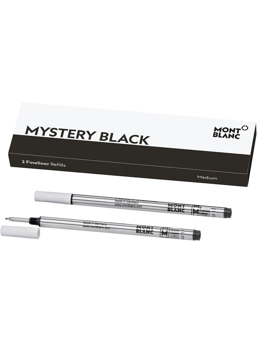 Refil Fineliner Mystery Black Escrita Grossa - 2 unidades - M