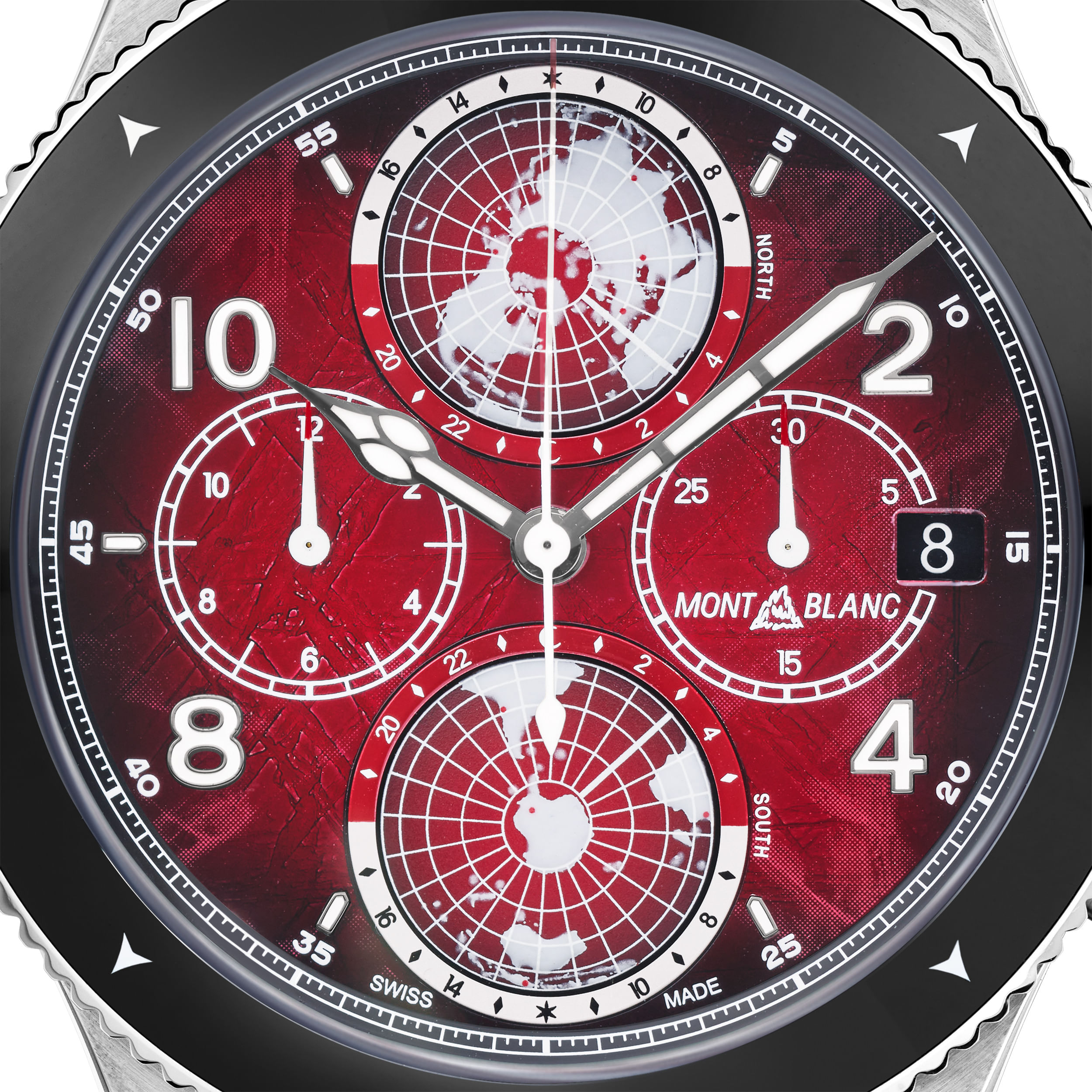 Relógio de Luxo Montblanc 1858 Geosphere 0 Oxygen Edição Relógio de Luxo Montblanc 1858 Geosphere 0 Oxygen Edição