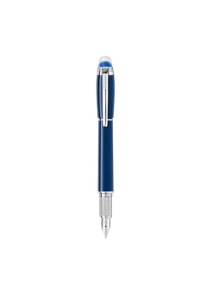 Caneta Tinteiro StarWalker Blue Planet Resina Preciosa F