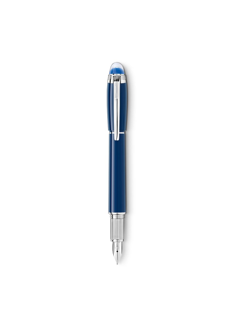 Caneta Tinteiro StarWalker Blue Planet Resina Preciosa M