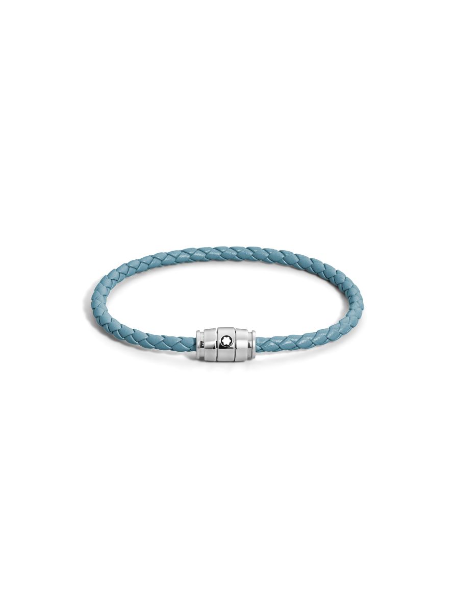 Pulseira de Couro com Fecho em Aço - 60