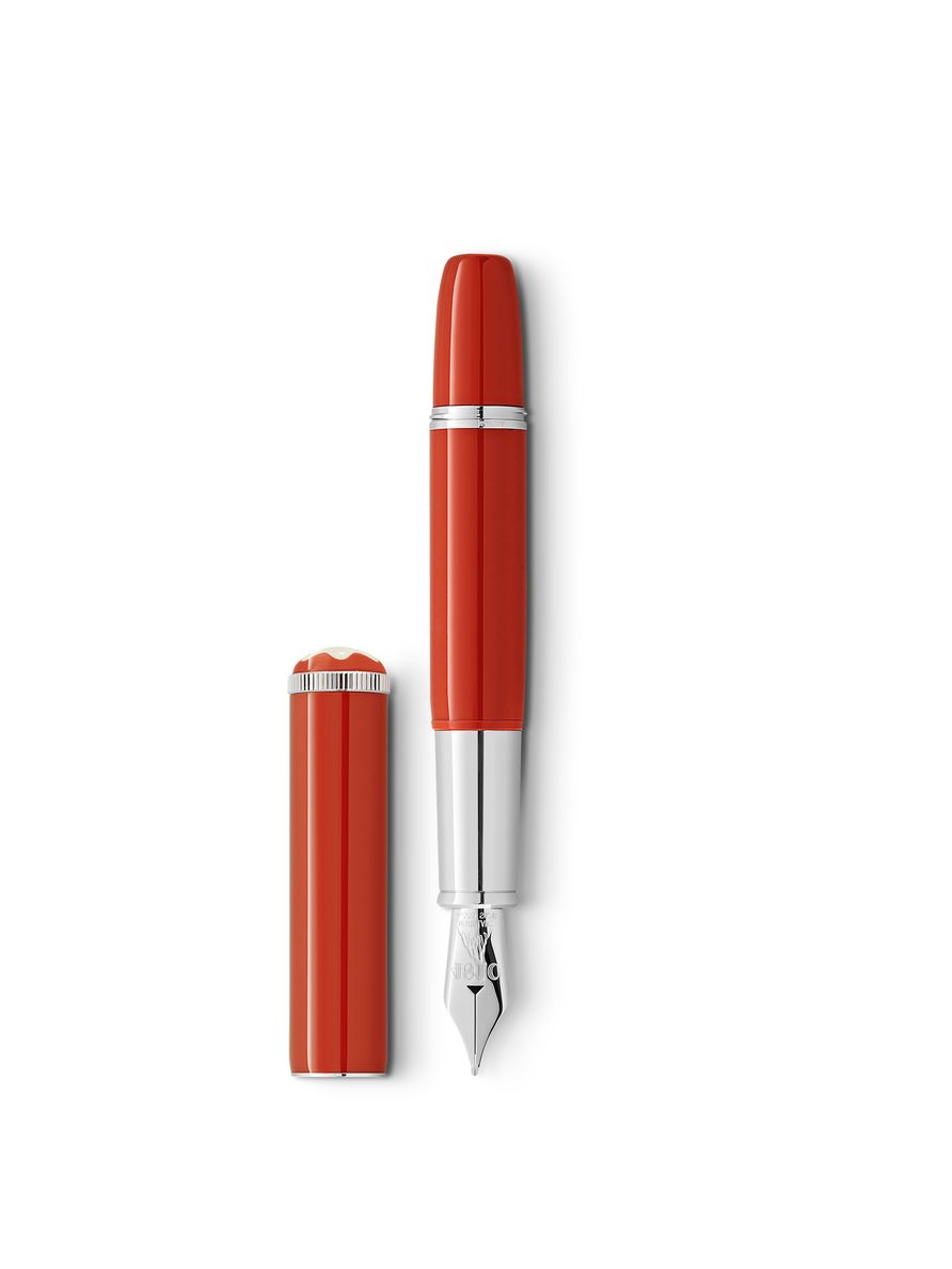 Caneta Tinteiro Montblanc Heritage Rouge et Noir "Baby" - F