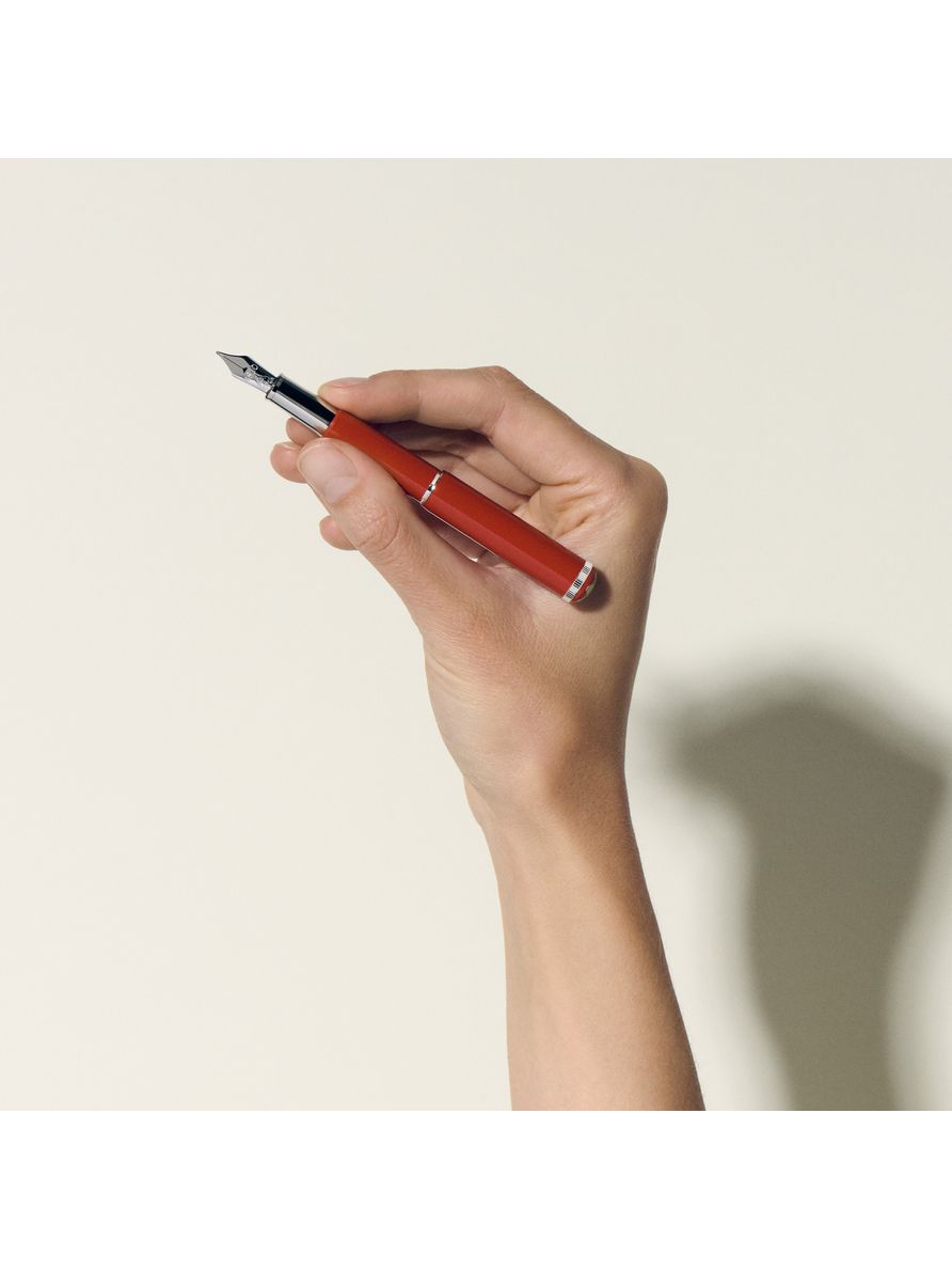 Caneta Tinteiro Montblanc Heritage Rouge et Noir "Baby" - M