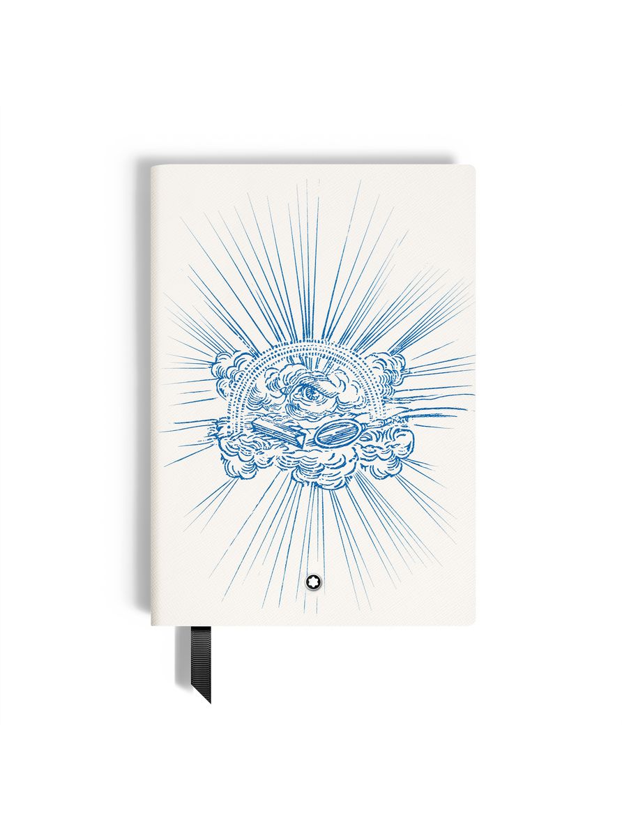 Caderno Médio, Writers Edition Homage to Johann Wolfgang von Goethe, Branco, Páginas Pautadas