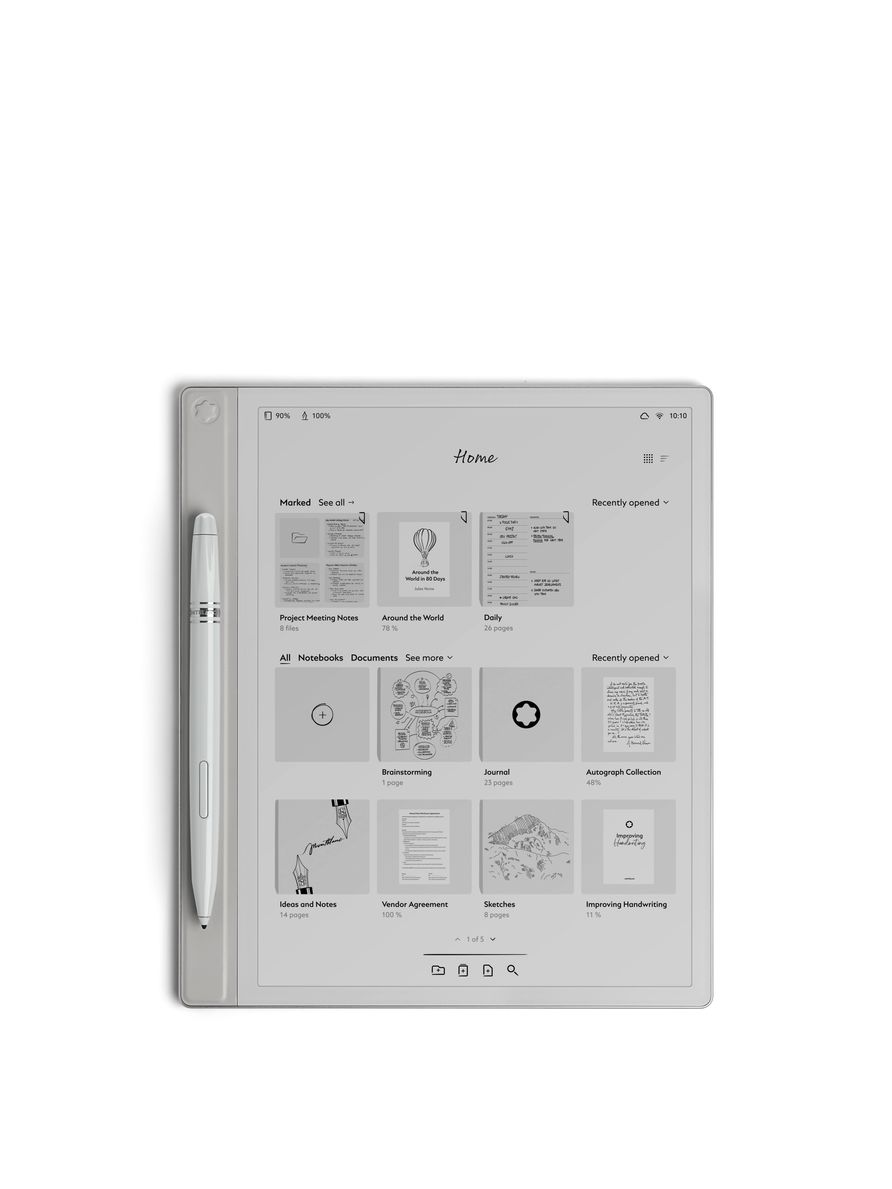 Montblanc Digital Paper - Cool Grey