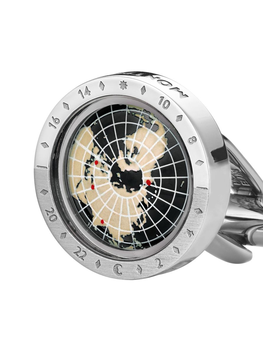 Abotoaduras Montblanc Geosphere 1858