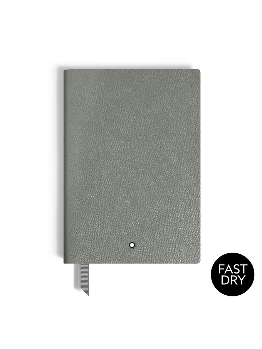 Caderno Medium Gray Médio - Pautado - Papel de secagem rápida
