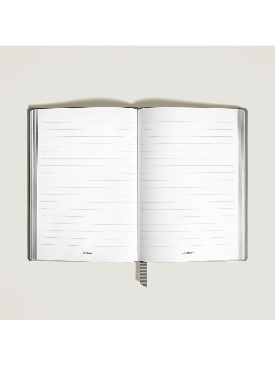 Caderno Medium Gray Médio - Pautado - Papel de secagem rápida