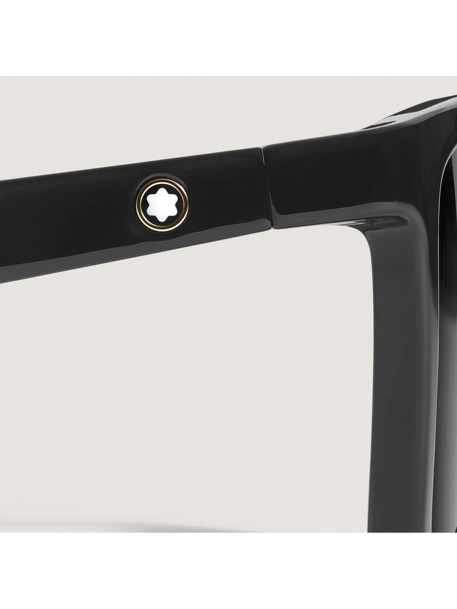 Óculos de Sol Montblanc Retangulares com Armação Injetada
