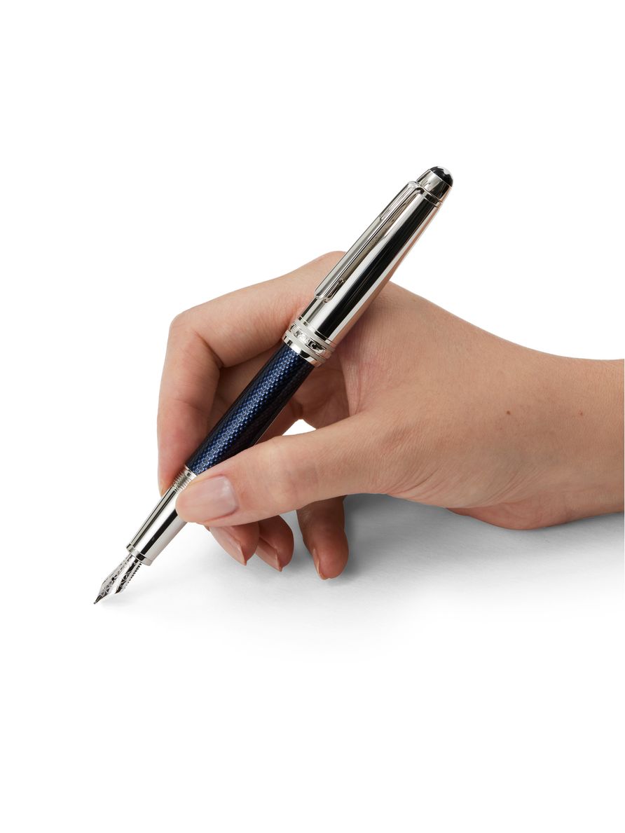 Caneta Tinteiro Meisterstück Solitaire Doué Blue Hour Classique - M