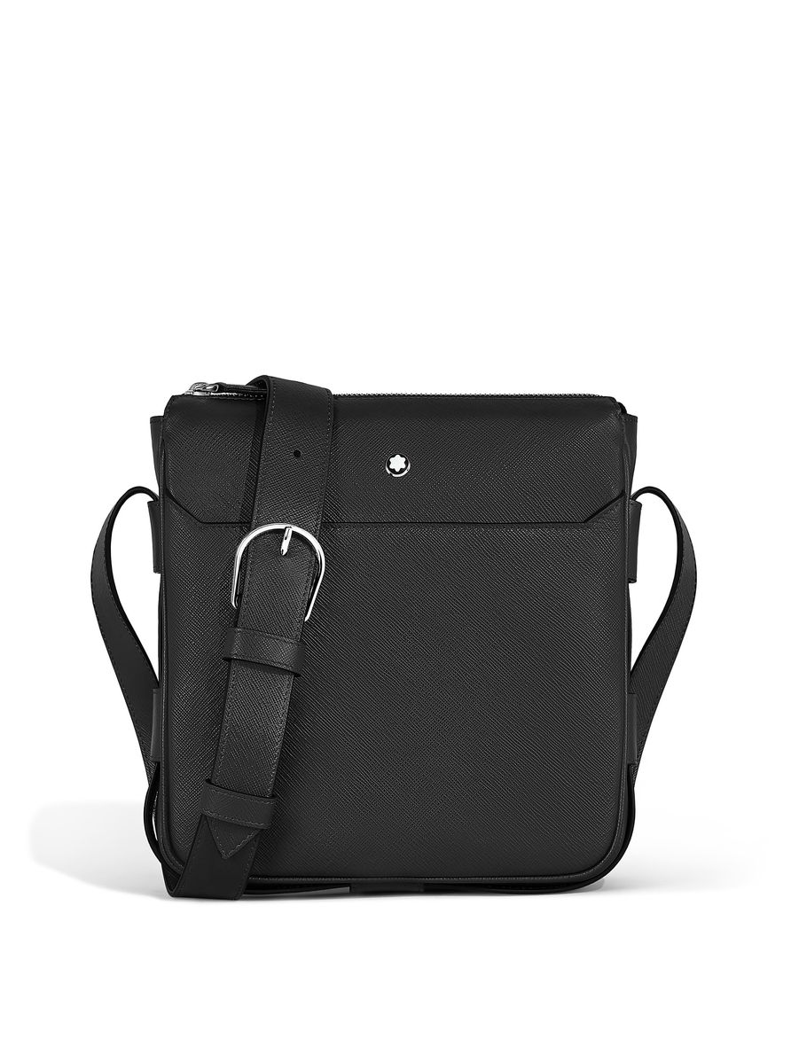 Bolsa Messenger Sartorial Black com Cinto Vertical