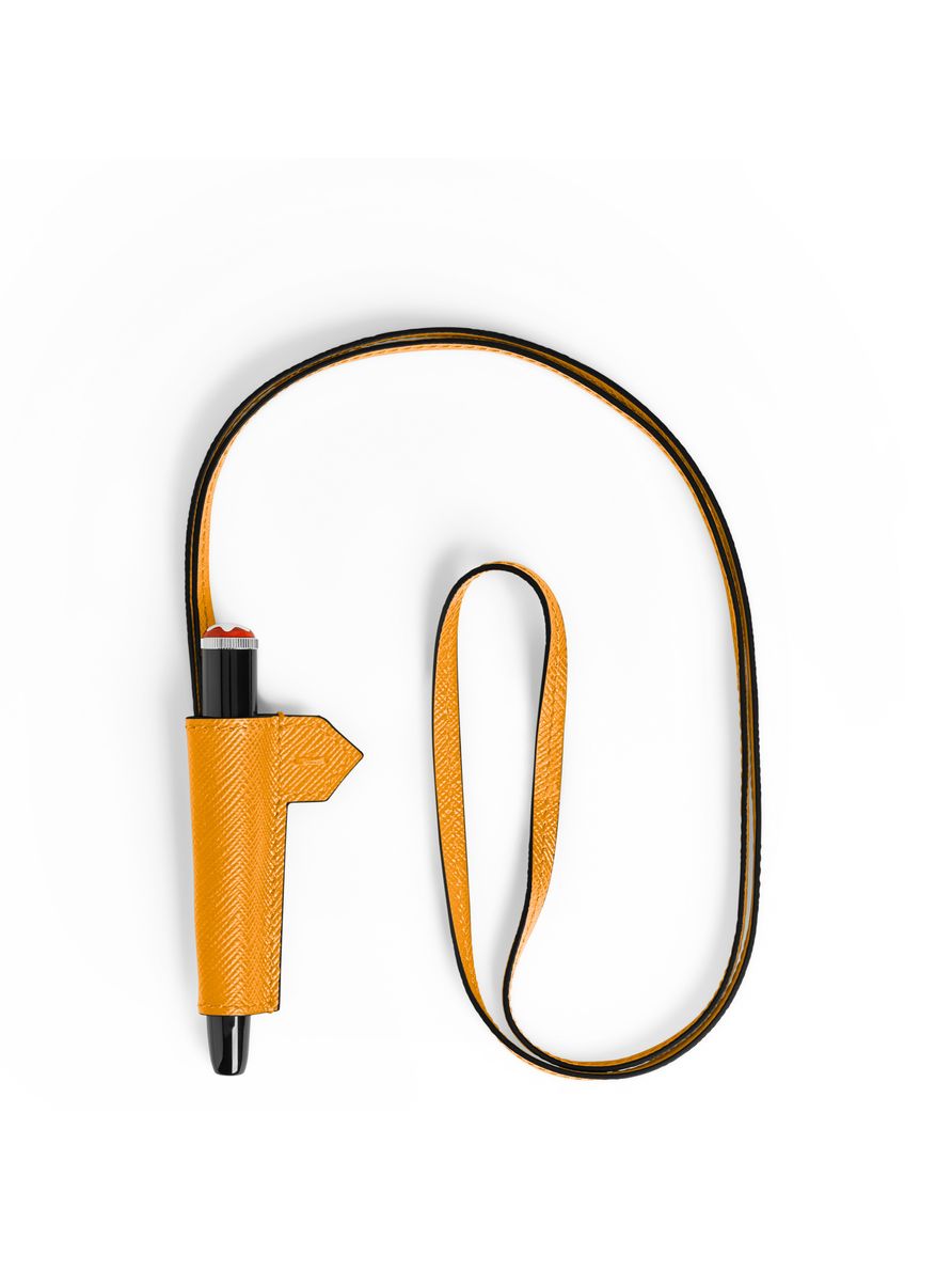 Porta-Caneta com Alça Sartorial Saffon para 1 Instrumento de Escrita