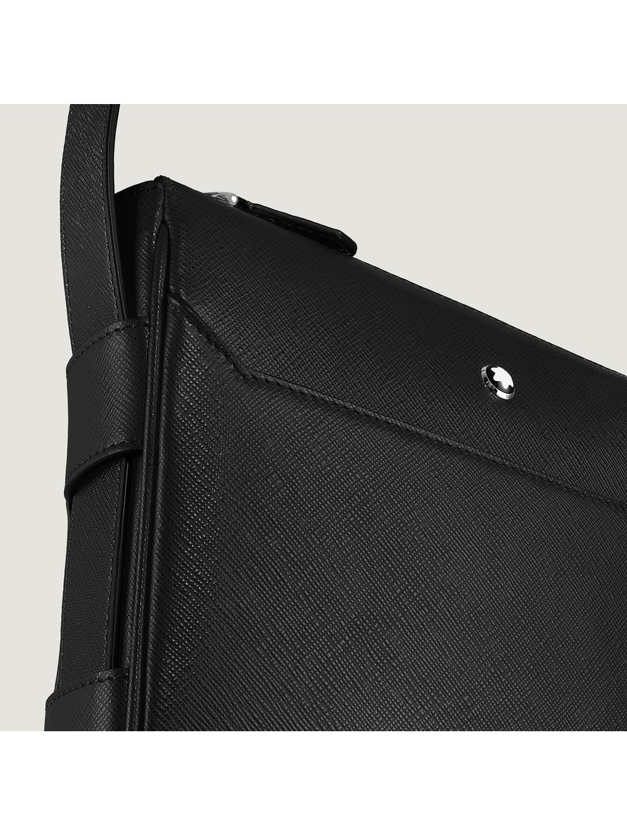 Bolsa Messenger Sartorial Black com Cinto Vertical