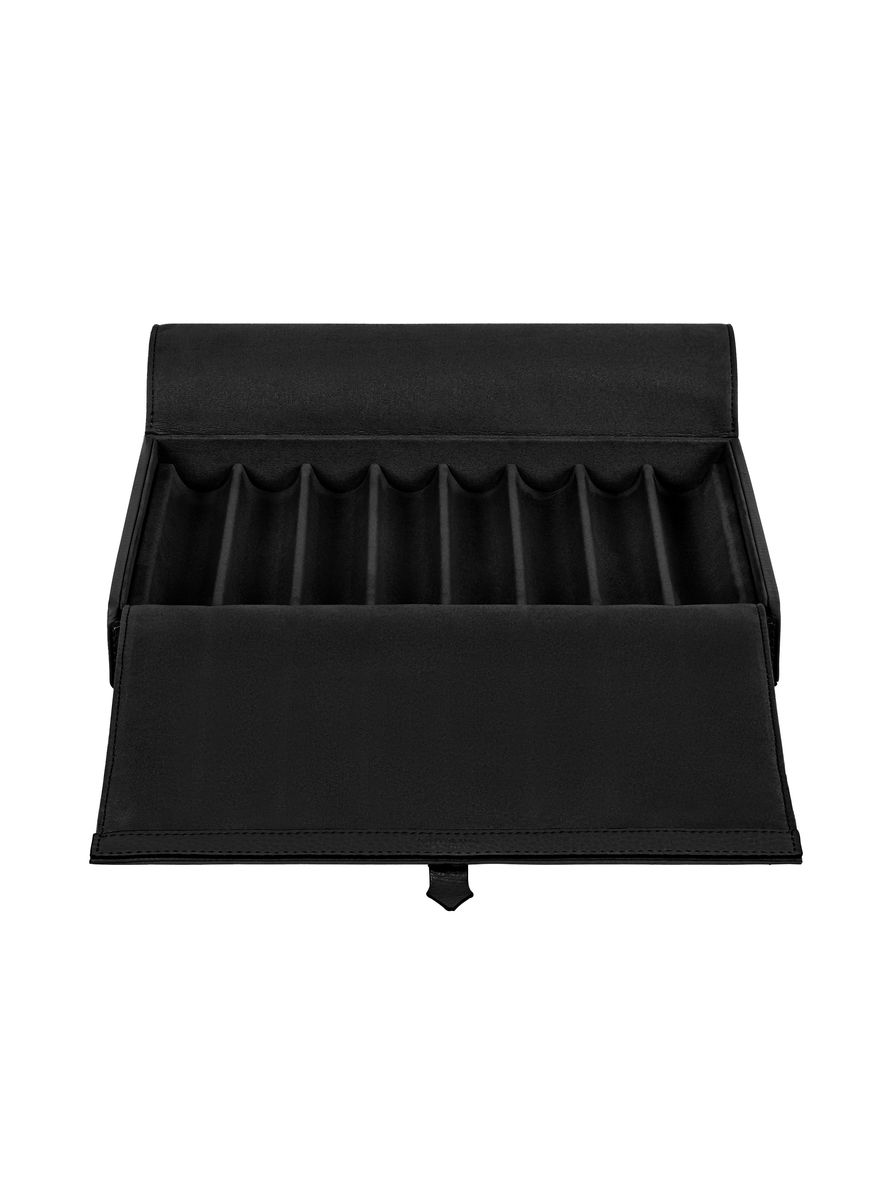 Travel Box Grain Black para 8 Instrumentos de Escrita