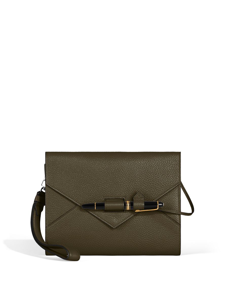 Porta-Notas Envelope Khaki